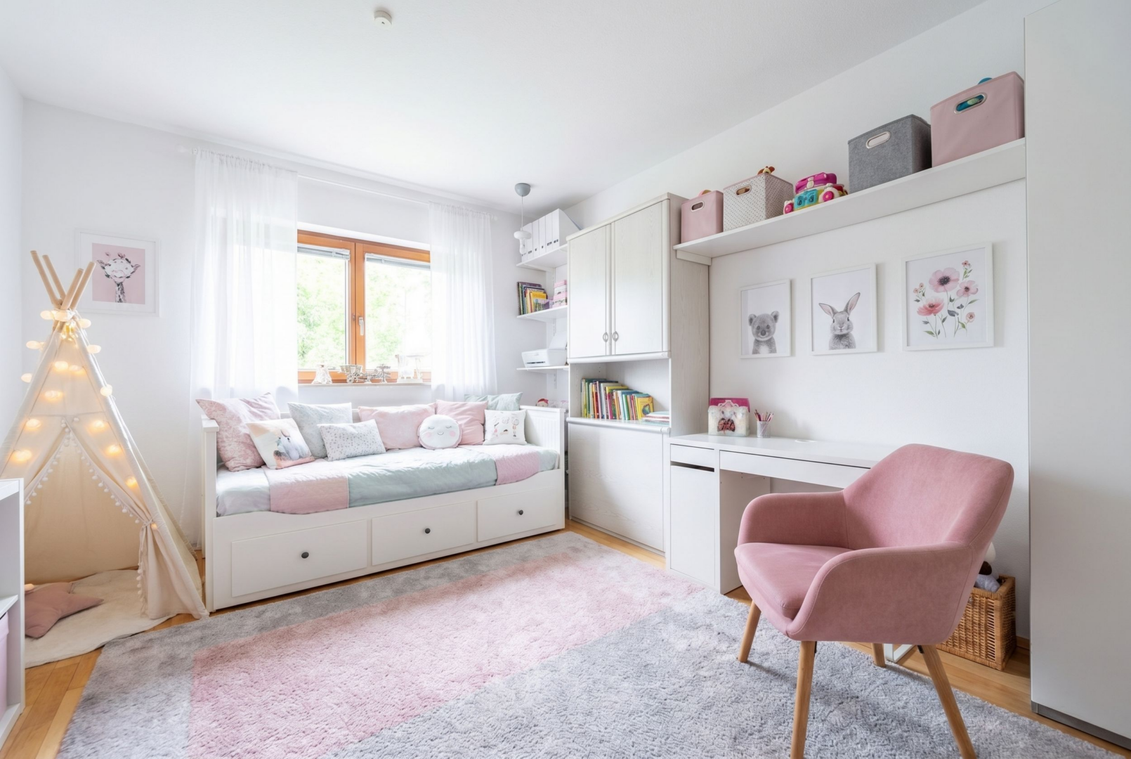 Schlafzimmer 2(KI-Einrichtung)